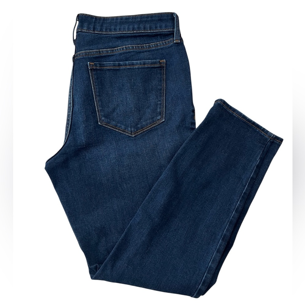 Old navy dark denim pop icon skinny jeans a size 12 short